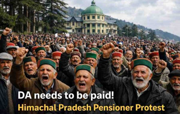 शिमला में पेंशनर्स का बड़ा प्रदर्शन, बकाया भुगतान को लेकर सरकार पर दबाव