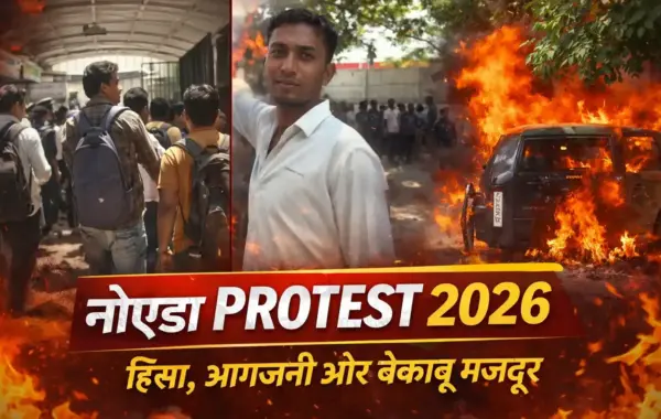 🚨 Noida Industrial Protest 2026: बड़ा विस्फोट, मजदूरों का गुस्सा सड़कों पर