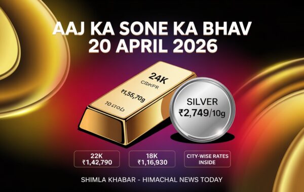 Aaj Ka Sone Ka Bhav 20 April 2026: अक्षय तृतीया के बाद सोने के दामों में स्थिरता, 24K ₹1.55 लाख प्रति 10 ग्राम पर