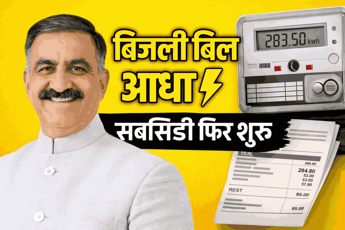 Himachal electricity subsidy 126-300 units electricity bill relief