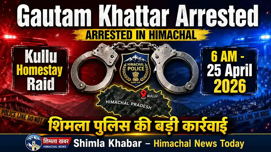 gautam khattar arrested in himachal 2026 kullu homestay raid shimla police action