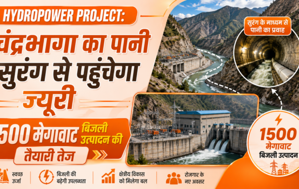 Hydropower Project: चंद्रभागा का पानी सुरंग से पहुंचेगा ज्यूरी, 1500 मेगावाट बिजली उत्पादन की तैयारी तेज