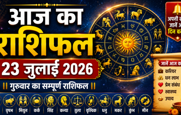 आज का राशिफल: 23 जुलाई 2026