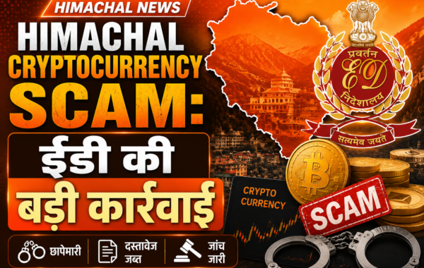 Himachal Cryptocurrency Scam: ईडी की बड़ी कार्रवाई
