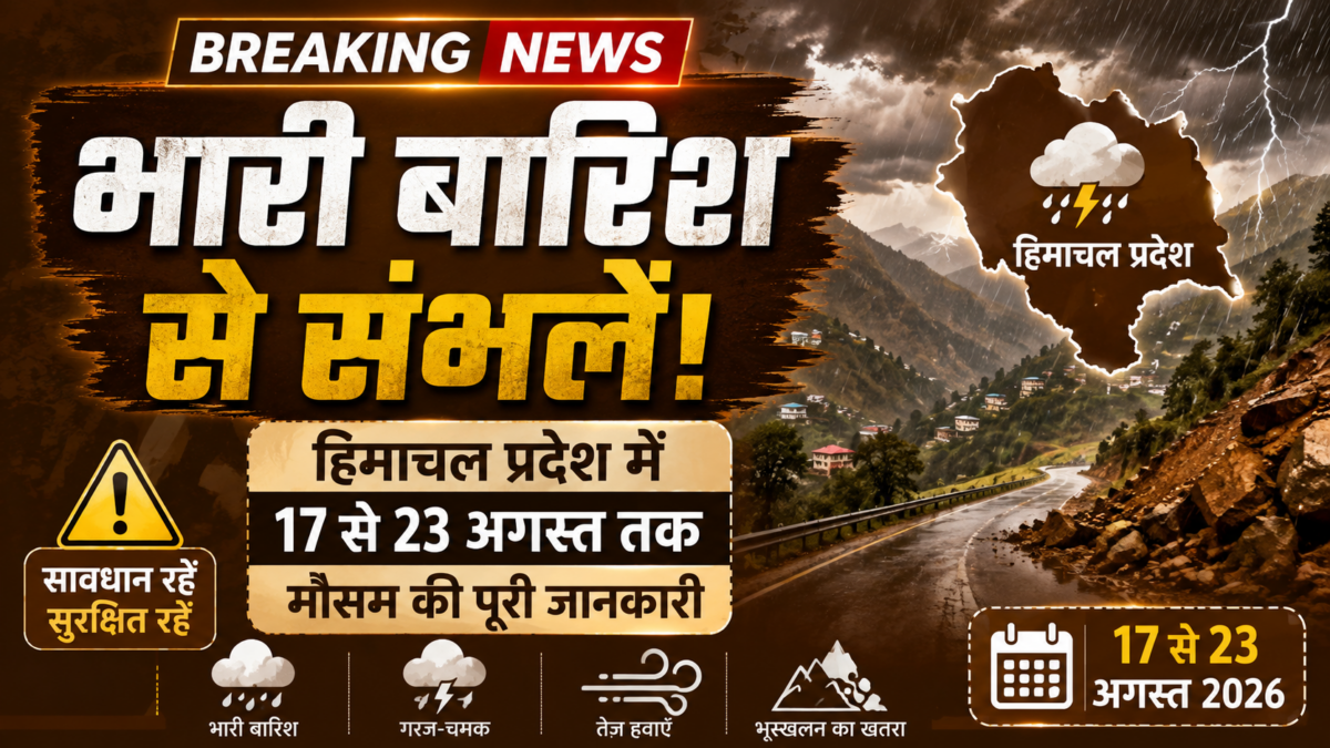 भारी बारिश से संभलें
